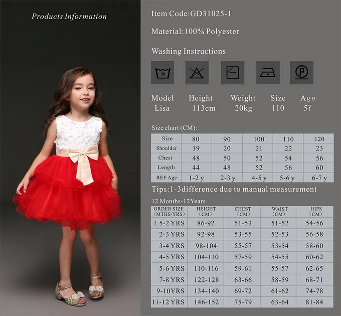 Pettigirl Christmas New Arrival Girl Dresses White And Red Dresses With ...
