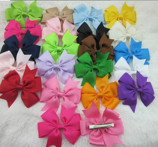 / baby ribbon bows with clip, baby boutique 헤어 활, 헤어 클립, 여자 헤어 액세서리, 무료 배송