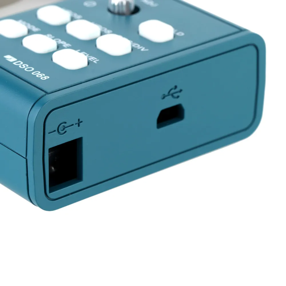 LCD Oscilloscopio a memoria digitale / Frequenzimetro Kit fai da te con sonda BNC Interfaccia USB DSO 20MSa / s 3 MHz Oscilloscopio