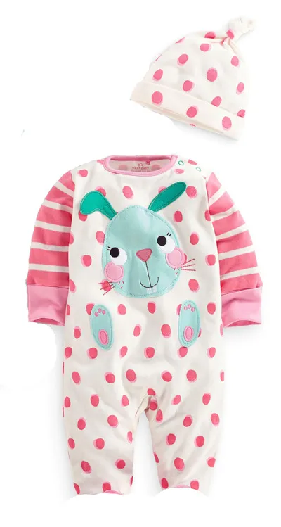 whole newborn baby clothes cute animal modelling toddler costume cotton long sleeve with hat baby jumpsuit lot 03age ab18445388