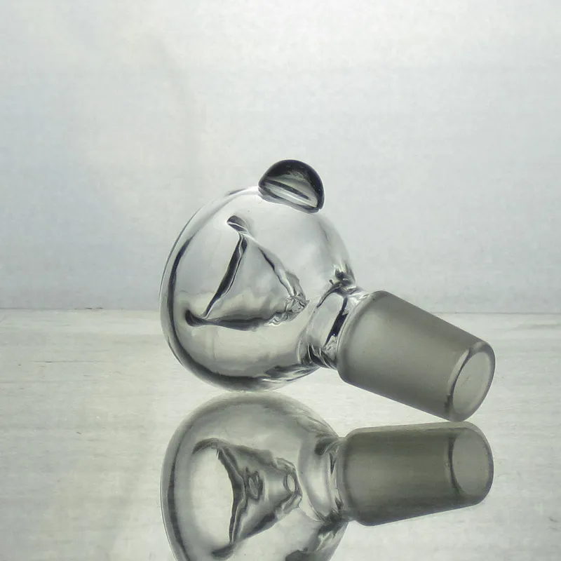 Bol à bulles mâles de 18 mm en verre bol mâle accessoires de fumer bols de haute qualité pour les bong de bécher des bangs givieux en verre en verre