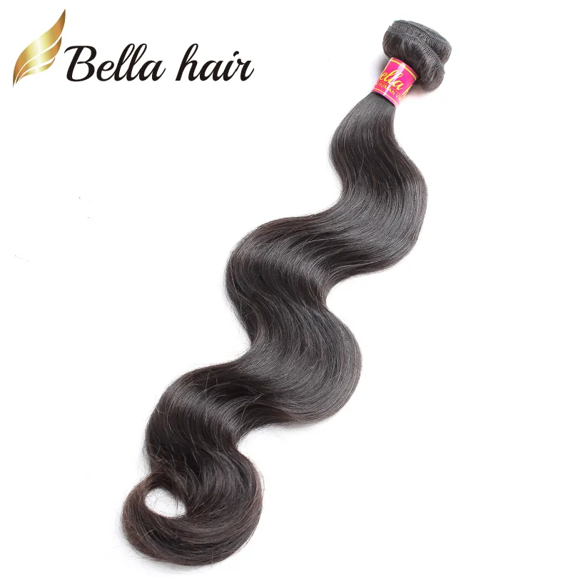 Goedkope Body Wave Maagdelijk Menselijk Haarbundels Indiase Europese Peruaanse Braziliaanse Maleisische Cambodjaanse 3 stks Dubbele Inslag Extensions Bella9191093