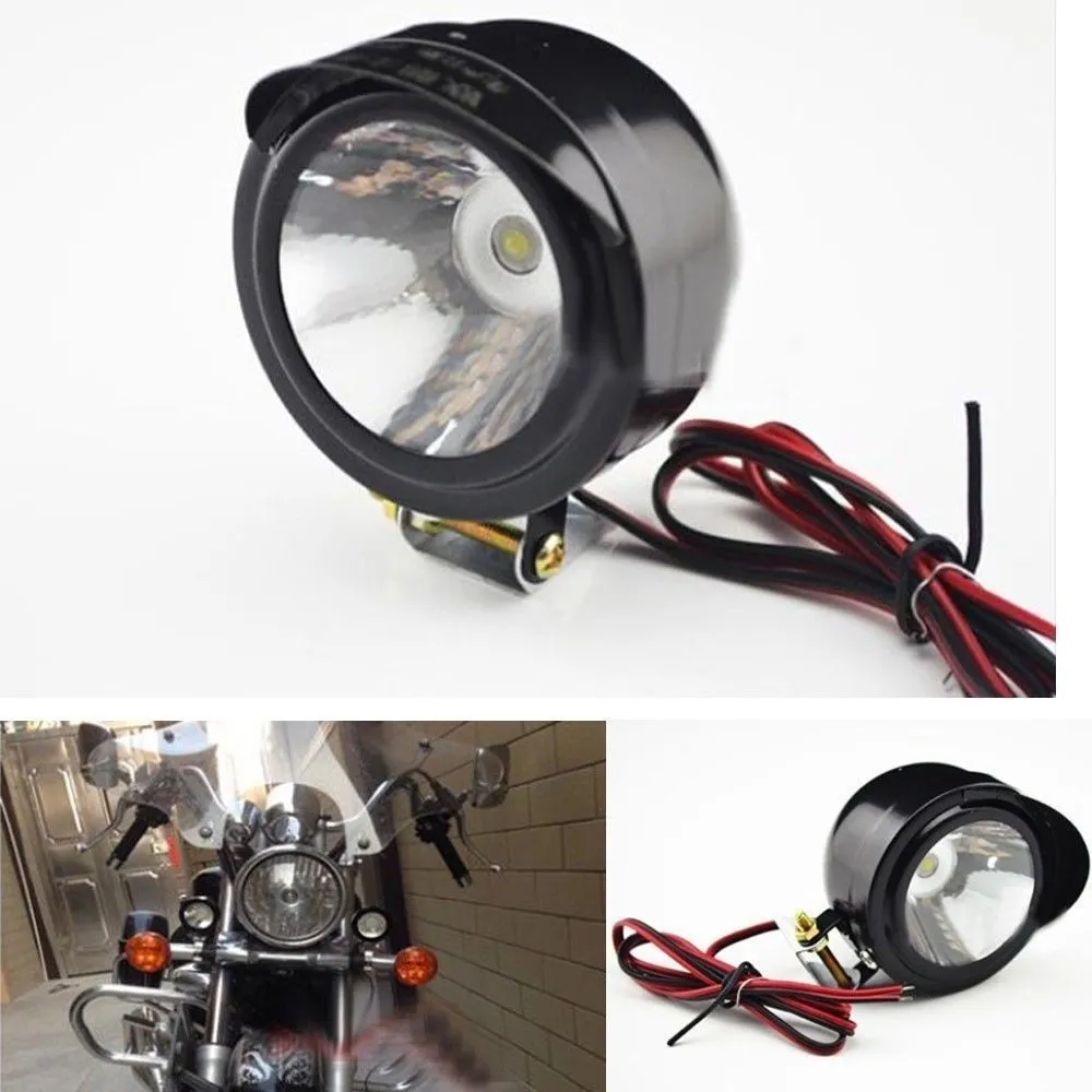 12 V-80 V Motosiklet Bisiklet Far Süper Parlak Spot Işık Elektrikli Işık LED Işıkları Araba Geri Işık Motosiklet Değiştirme Lambası 5 W