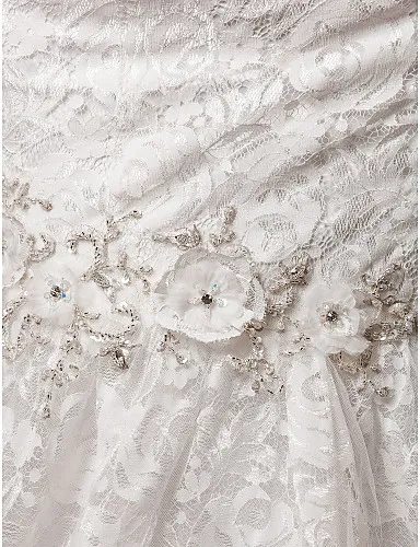 2016 nuova vendita calda moda tromba/sirena avorio corte strascico innamorato senza maniche perline fiori pizzo/organza abiti da sposa 300