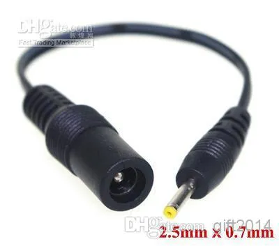 Cavo Adattatore Di Alimentazione DC Apirit, Da Maschio 2,5x0,7mm A Femmina 5,5x2,1mm, Nuovo - Foto 4