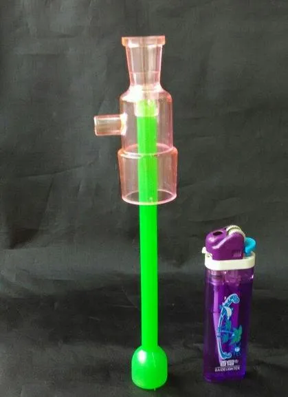 Wholesale 2015 new Colored acrylic inserts, homemade glass Hookah / glass bong accessories, cargo high 17cm, diameter 2.5c