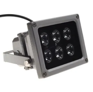 CCTV 어레이 IR 조명기 적외선 램프 6pcs 어레이 CCTV 카메라에 대 한 IR 야외 방수 야간 비전 주도