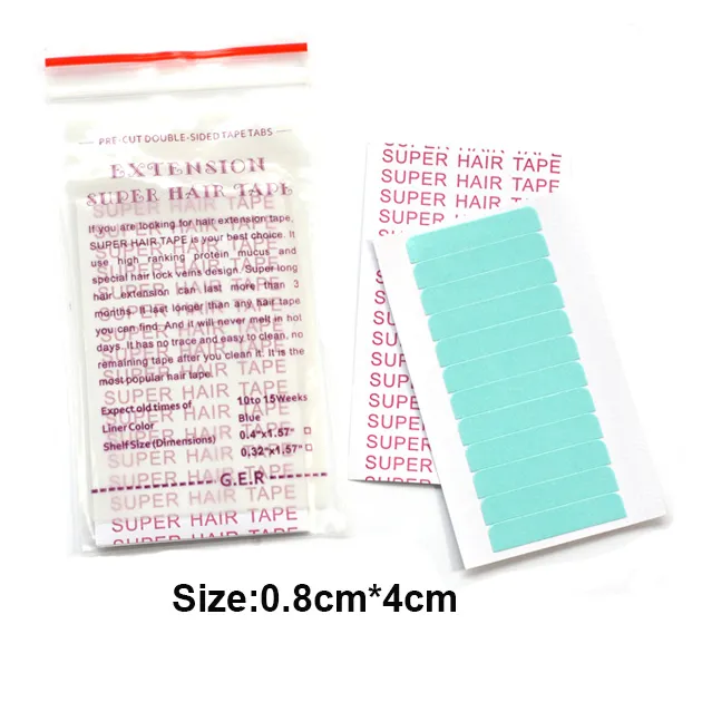 60 tabslot dupla face super fita de cabelo adesivo para remy pele humana trama peruca do laço extensão do cabelo ferramentas estilo 5 folha 408cm5220795