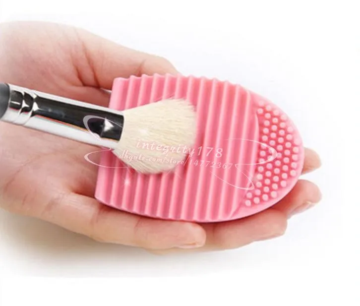 Brushegg Pro Egg Cleaning Glove Cleaning Makeup Washing Brush Silica Glove Scrubber Board Cosmetic Clean Tools Brush Cleaner
