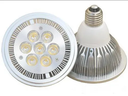 DHL High Power LED-lampa 21W 27W dimbar AR111 E27 G53 GU10 LED-belysning Bulb Spotlight AC 85-265V LED nedljus 100