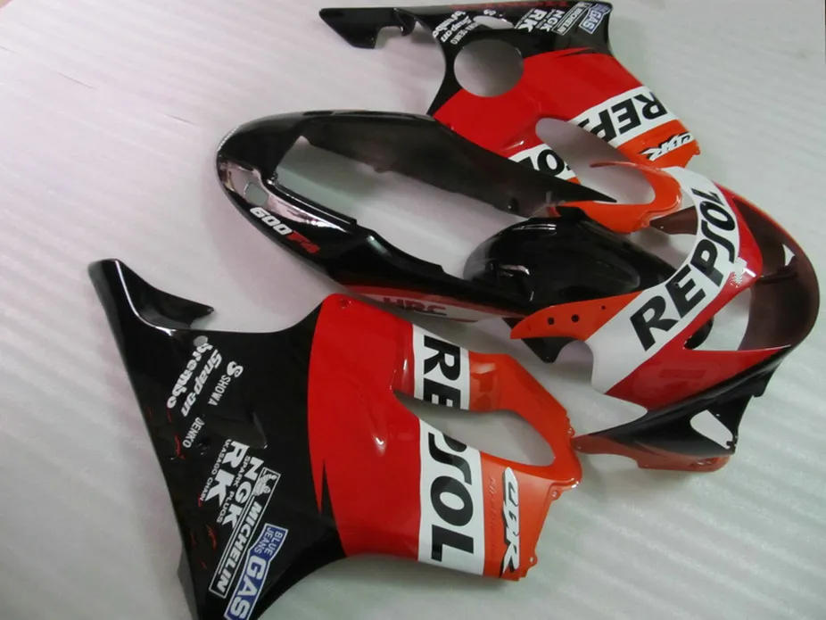 100% partes de corpo Repsol vermelha apta para Honda CBR carenagens personalizados 600 1999 2000 F4 F4 99 CBR600 kit de carenagem 00 VYSO