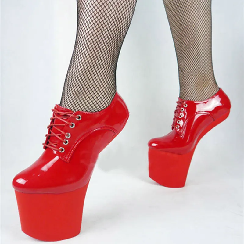 Twice 13 Women's Closed Toe Patent Platform Block High Heels | eBay