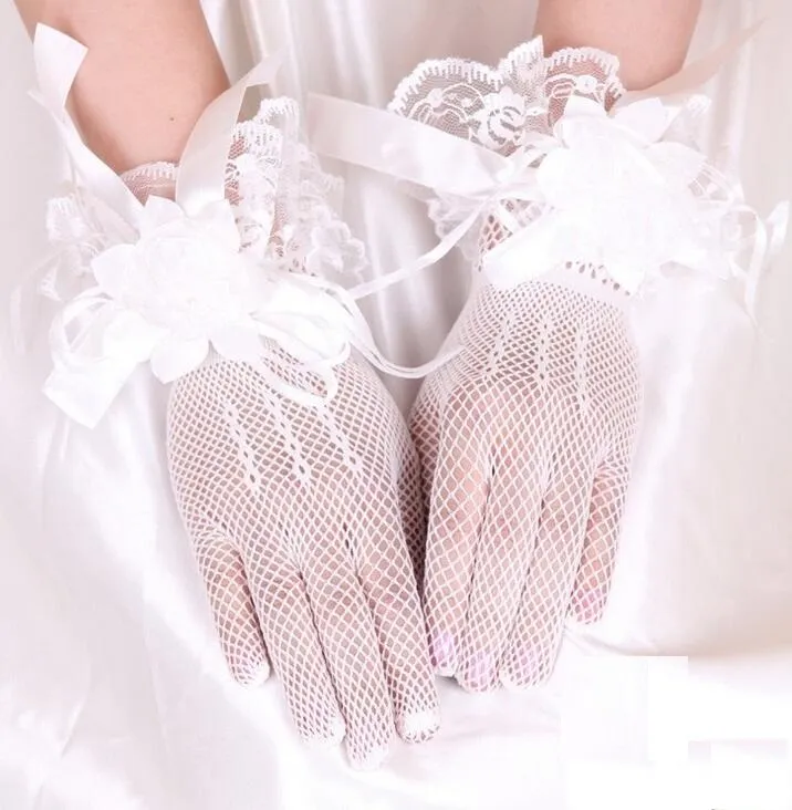 Short Finger Black Lace Bridal Wedding Glloves Bride Wedding Accessories lace gloves bridal accessories HT49