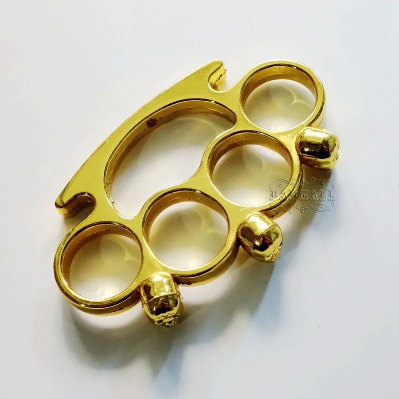 Wholesale Steel Knuckle Gold Silver Iron Knuckles Fist Fighting Equipment Outdoor Self Defense