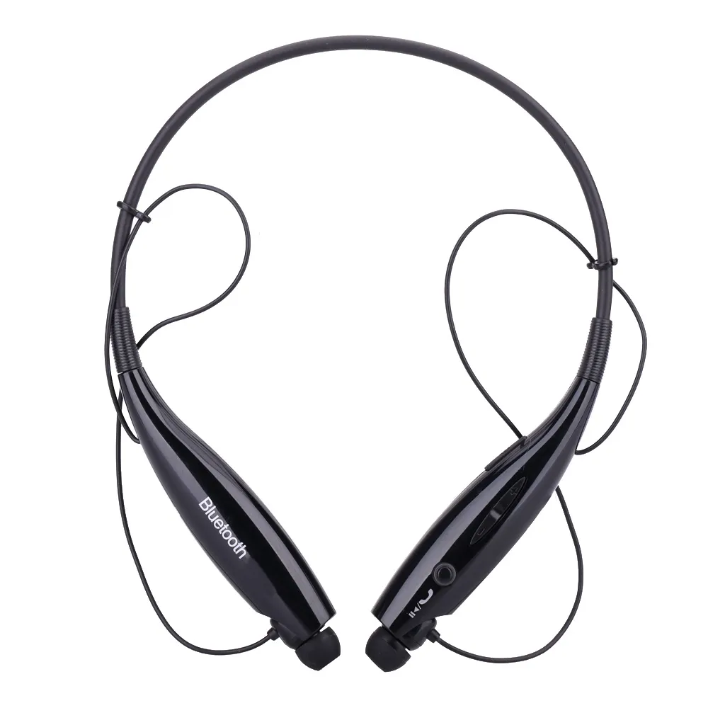 Cuffie stereo per sport all'aria aperta Cuffie intrauricolari wireless HV-800 con cinturino da collo Bluetooth 4.0 + EDR Cuffie musicali Auricolari con microfono