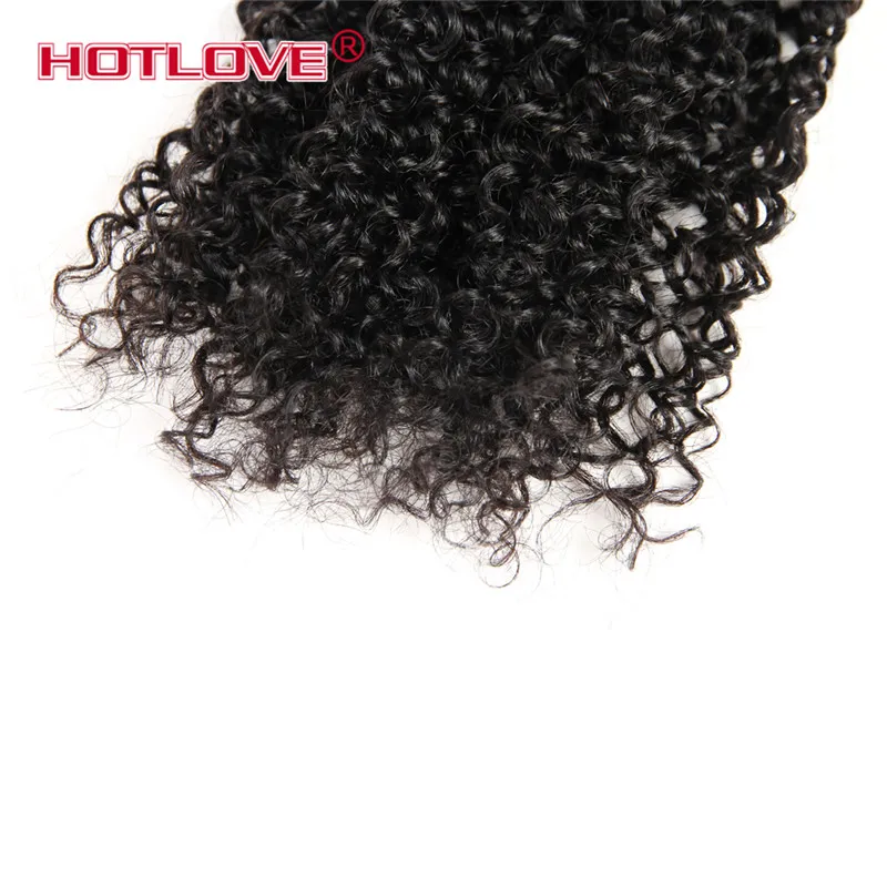 Malaysisches Afro-Kinky-Curly-Haar, gemischte Länge, 3 4 Bündel, unverarbeitetes malaysisches Kinky-Curly-Jungfrau-Haar, Echthaarverlängerungen 4884756