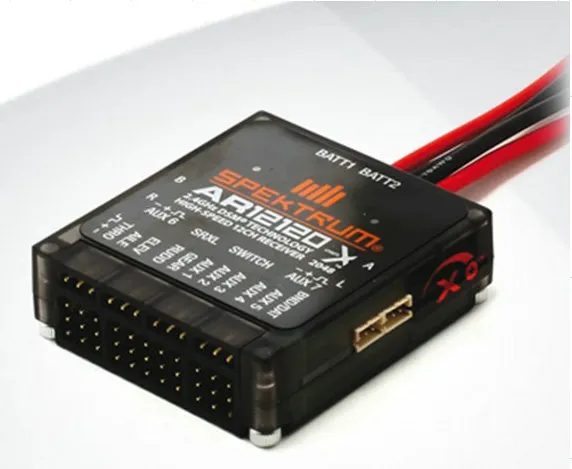 Ricevitore 12 Canali DSMX/XPlus Power Safe Per AR12120 - Compatibile JR Con 4 Satelliti