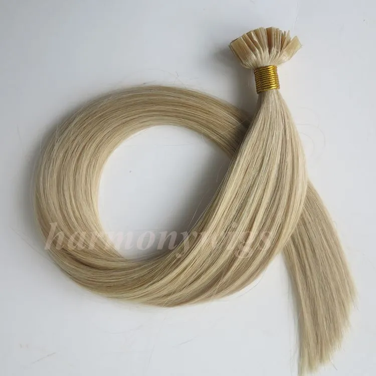 Extensions capillaires pré-collées à pointe plate Kératine Cheveux humains 50g 50Strands 18 20 22 24 pouces M27613 Produits capillaires indiens du Brésil