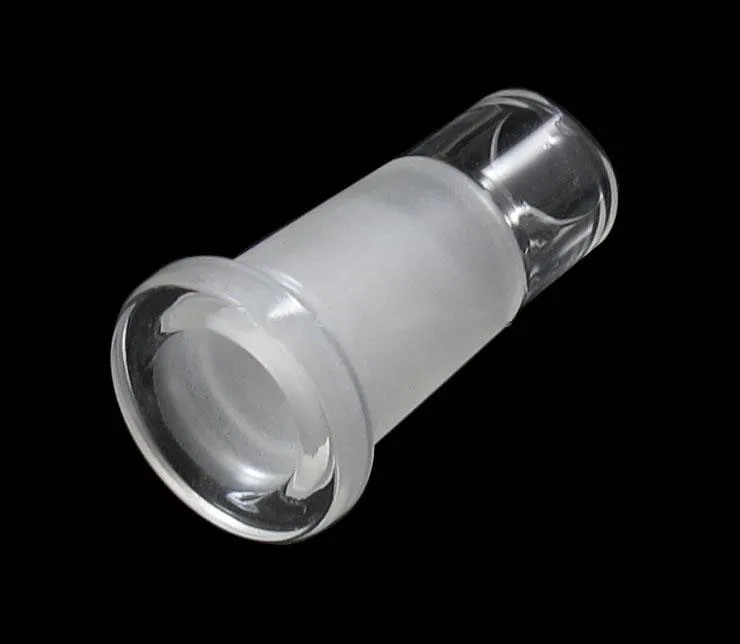 Adaptador de vidro macho de 18,8 mm para 14,5 fêmea Conector de 14,5 mm em adaptador de bongos de vidro de junta de terra de 18,8 mm
