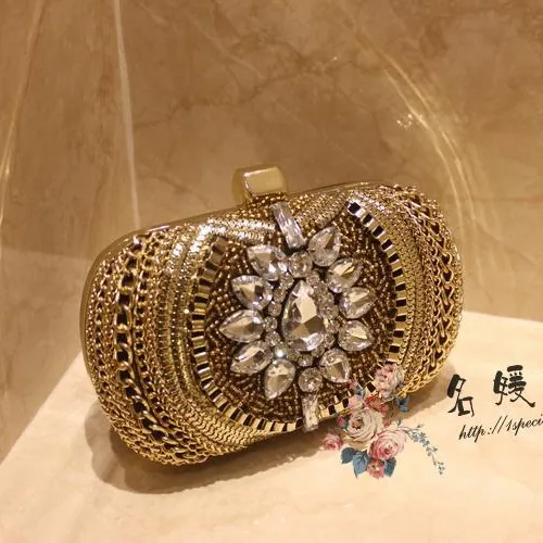 Designer gold evening best sale bags
