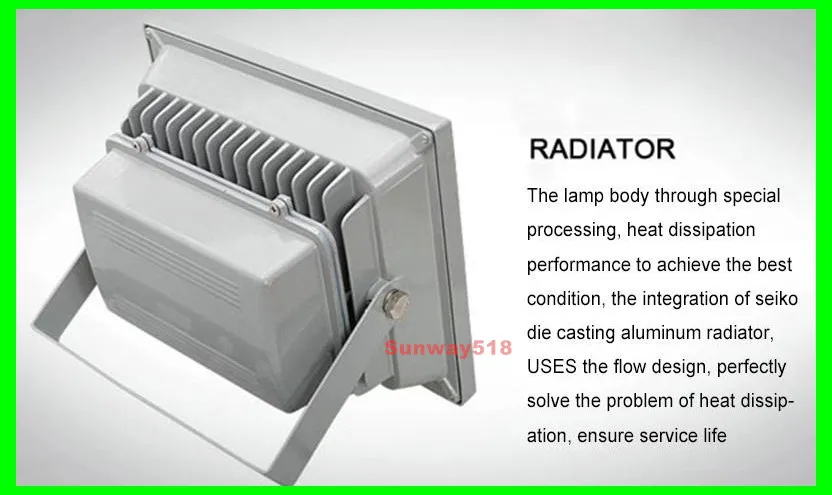 LED FORKSELTS IMPÉRISSANT 100W 150W 200W 250W 300W 400W LED DE TERMANDE LED LEDSCAPE LED LEDSCAPE AC 85265V 1578802