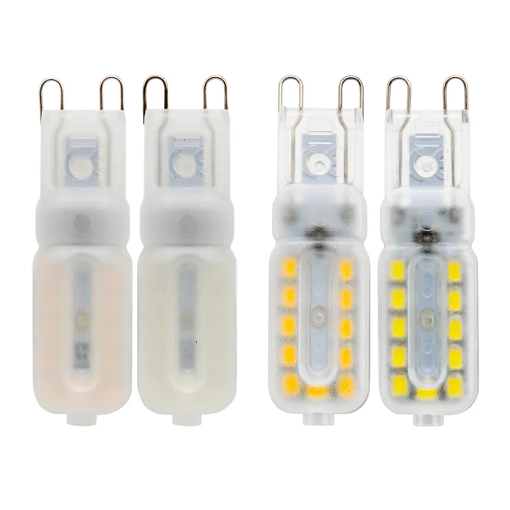 CEROHS MINI G9 LED Corn Light SMD 2835 glödlampa Spotlight för ljuskrona Byt ut 30W 40W 50W Halogen Lamp 14LEDS 22LEDS AC 220V