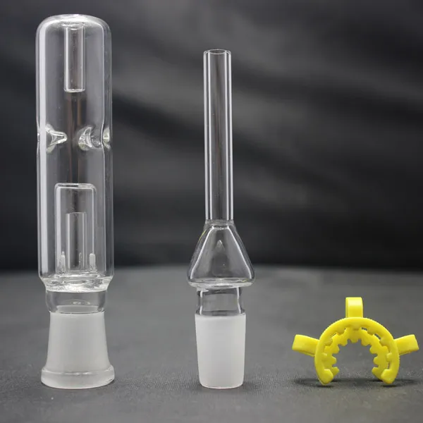 Mini Nectar Collector Glass Hookahs Bubbler Water Pipe With Glass Tip Nail and Keck Clip