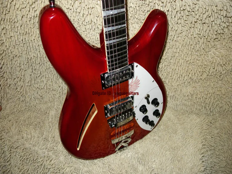 Fábrica de guitarra Mais Novo 6 cordas 325 330 Cereja Guitarra Elétrica Da China frete grátis
