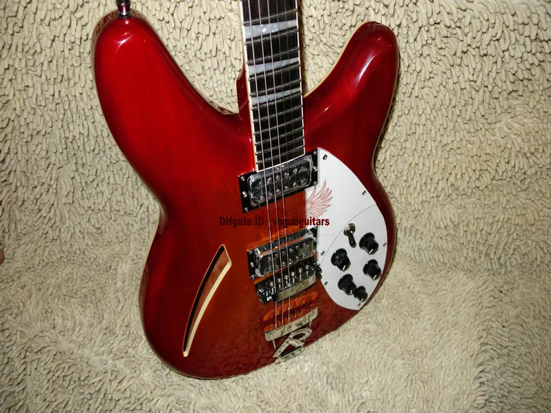 Gitaar Factory nieuwste 6 snaren 325 330 Cherry elektrische gitaar uit China Gratis verzending