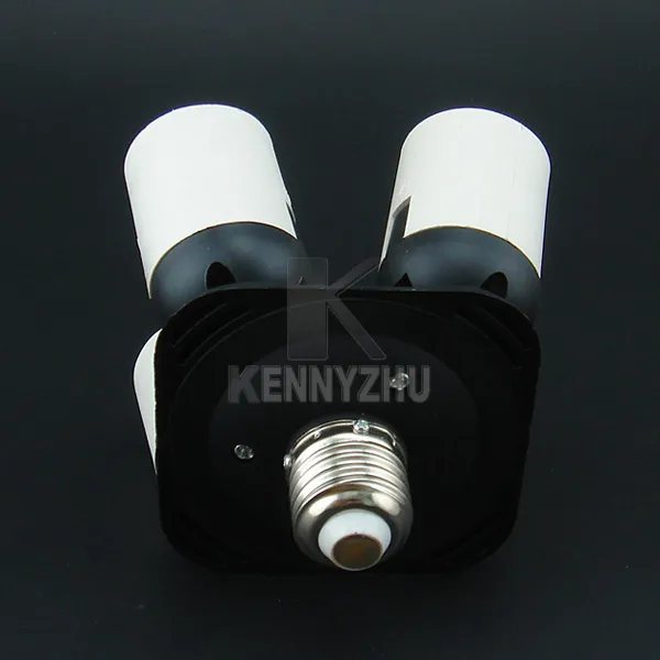 Photo Studio E27 Socket 1 to 4 Head Lamp Holder Light Bulb Splitter Converter for Softbox Photography Equipment