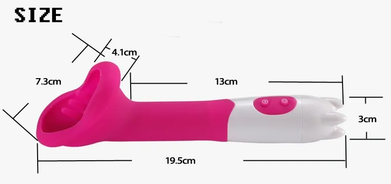 Nowy 12 Speed ​​Język Sex Zabawki dla Kobiet, Licks Clitoris Sucker Stimulation, Potężny Mute Silikon G Spot Vibrator Dorosłych Produkty erotyczne