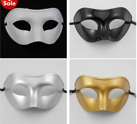 Fashion Men Femmes Venetian Mask Mardi Gras Prom Party Masquerade Jour de Noël Masques Face 3094135