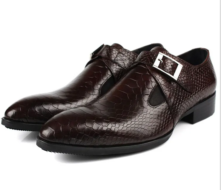 Preto Marrom Casuais Sapatos De Vestido De Neg cios Sapato De