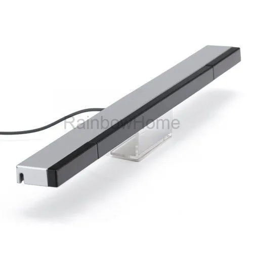 Replacement Wired Remote Motion Sensor Bar Infrared Ray Inductor Receiver Stands For Wii U Console Retail Package Box Q1