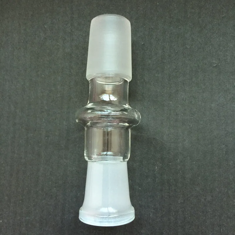 Adaptador de vidro com tamanhos diferentes de 18 mm de fêmea de 18 mm, fêmea de 14 mm- masculino de 18 mm, fêmea de 14 mm- 14 mm de vidro macho de vidro para equipamento de óleo