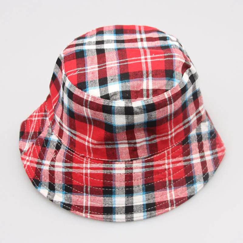Plaid Canvas Tartan Bucket Hat For Men And Women Classic Style For ...