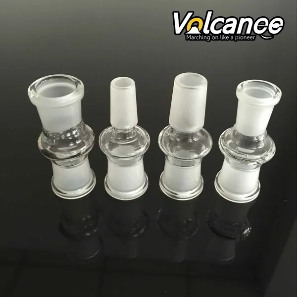 10 styles verre Aadapter convertisseur femelle mâle 10mm 14mm 18mm adaptateur de tuyau d'eau pour les plates-formes pétrolières narguilés Bongs