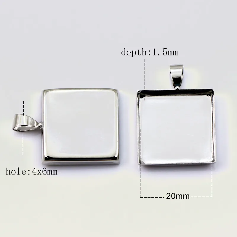 Beadsnice pendant trays circle blank bezel setting fit for cabochon and resin jewelry accessories brass pendant base