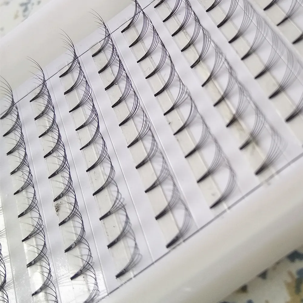 Extensões de cílios de extensão de pílula de extensão do ventilador de fãs 5D com cílios postianos