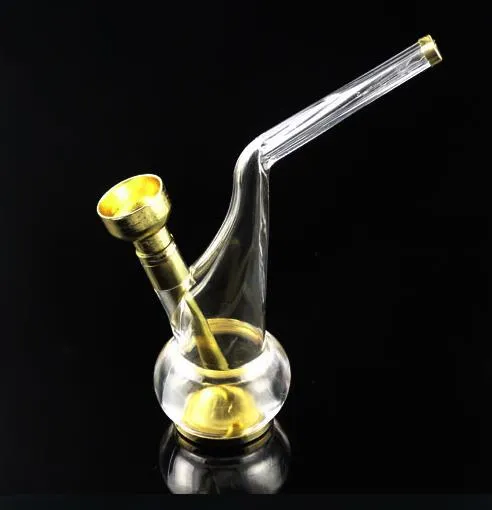 Men's Gift crystal glass maker utility water pipe hookahs, wholesale glass bong accessories, glass hookah accessories, color random delivery