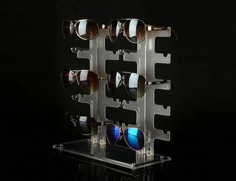 Солнцезащитные очки стойки солнцезащитные очки, показывая стенд пластиковые очки дисплей стойки пластиковые дисплей полка бесплатная доставка