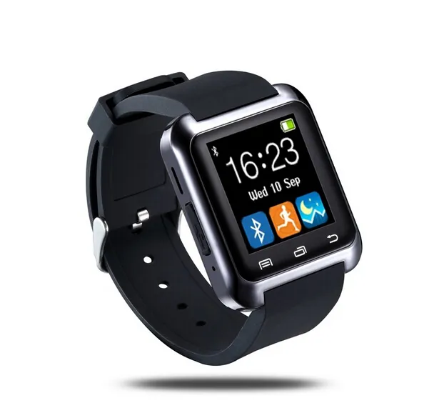 Orologio intelligente Bluetooth U8 Orologio da polso U smartWatch iPhone 4/4S/5/5S/6 e Samsung S4/Note/s6 HTC Android Phone Smartwatch