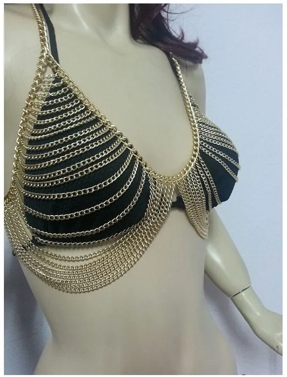 Mesh chain bra hotsell