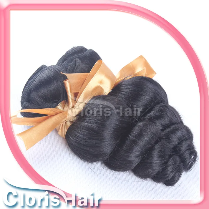 On Sale Loose Wave Hair Weave Brazilian Virgin Human Hair Bundles Unprocessed Wavy Loose Curly Hair Extensions Wholesale 12-26"