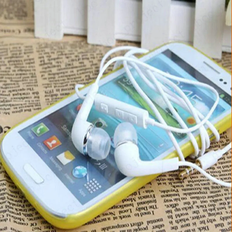 In-Ear Stereo Earphone 3.5mm Headphone Headset with Mic and Remote for Samsung S6 edge S5 S4 Note5 Note4 