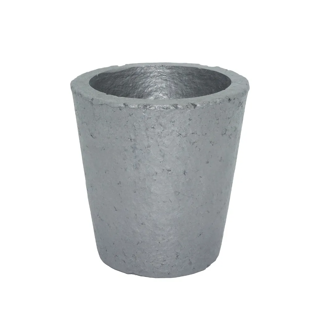 Hurtownie- 4 # Odlewnia Silikon Carbide Graphite Crucite Cup Piec Piec Palnik Topnizacja Odlewanie Rafinacja Złoto Srebrny Miedź Mosiądz Aluminium