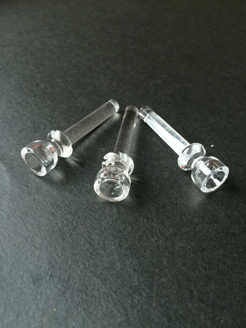 Nieuwe kwartsglasnagel 10 mm 14 mm 19 mm Domeless Gong Quartz Glazen tabakspijpfittingen Nagels zonder nagel kwarts Quartz Dome gratis