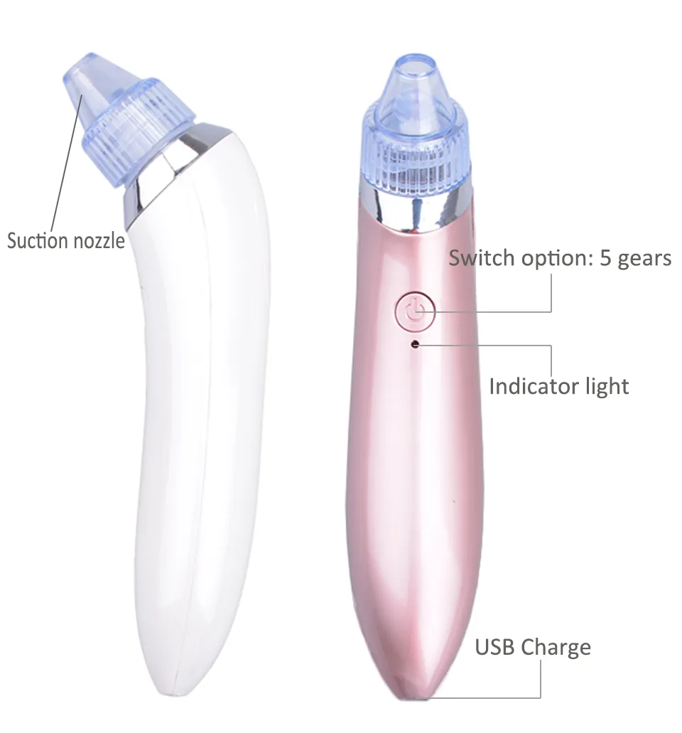 충전식 블랙 헤드 리무버 진공 진공 안면 세정 검은 점 흡입 흡입 뷰티 뷰티 뷰티 여드름 여드름 리무버 도구 피부 관리