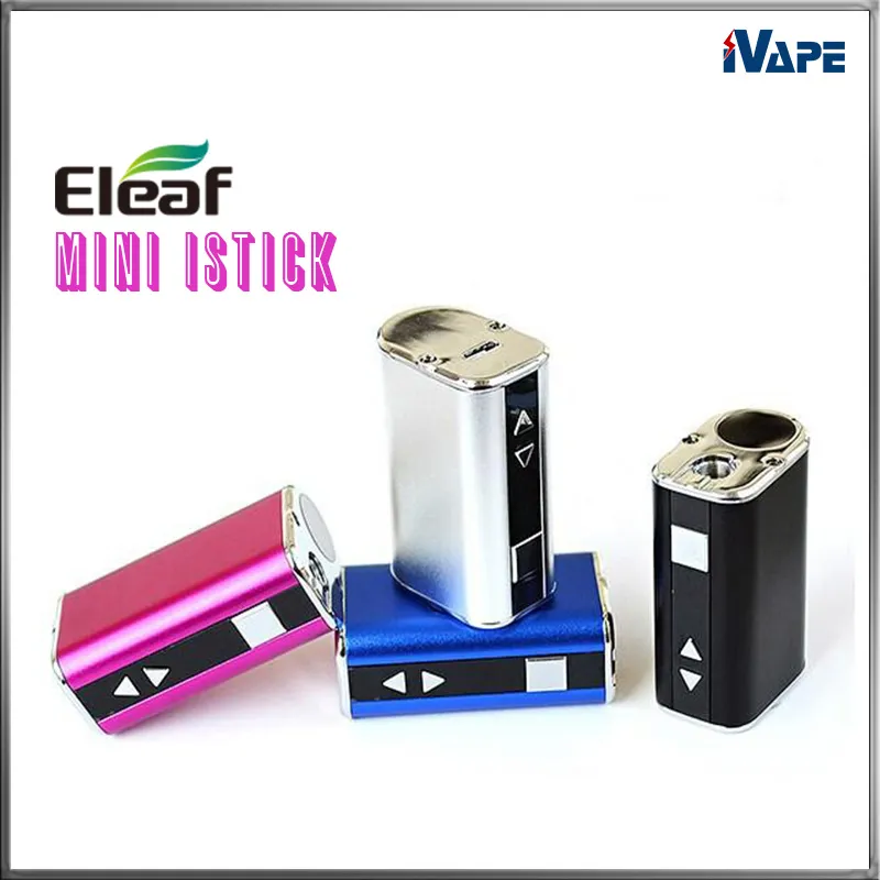 100% Oryginalny ELEEF MINI ISTICK 10W 1050MAH Bateria Ultra Compact VV Box Mod zmiennych Napięcie Ekran OLED Wyświetlacz ebulator papierosów