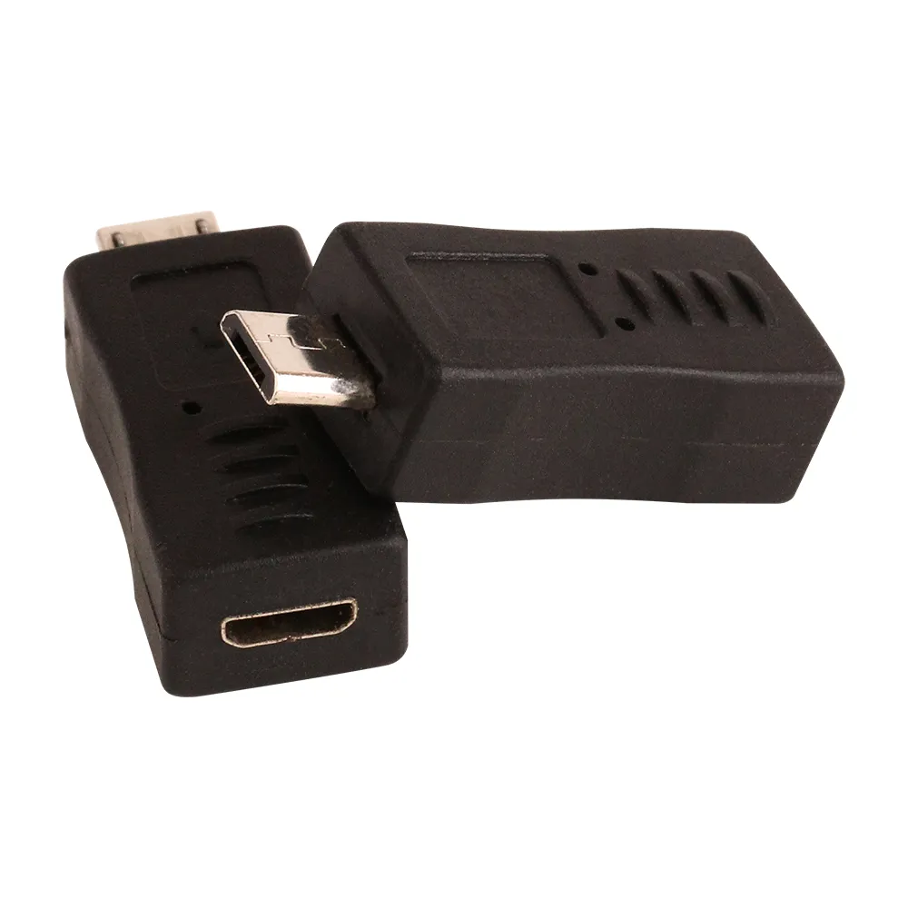 Convertitore da mini femmina a micro maschio / 5 pin Micro USB 2.0 da maschio a femmina / connettore da mini maschio a micro femmina USB 2.0 telefono